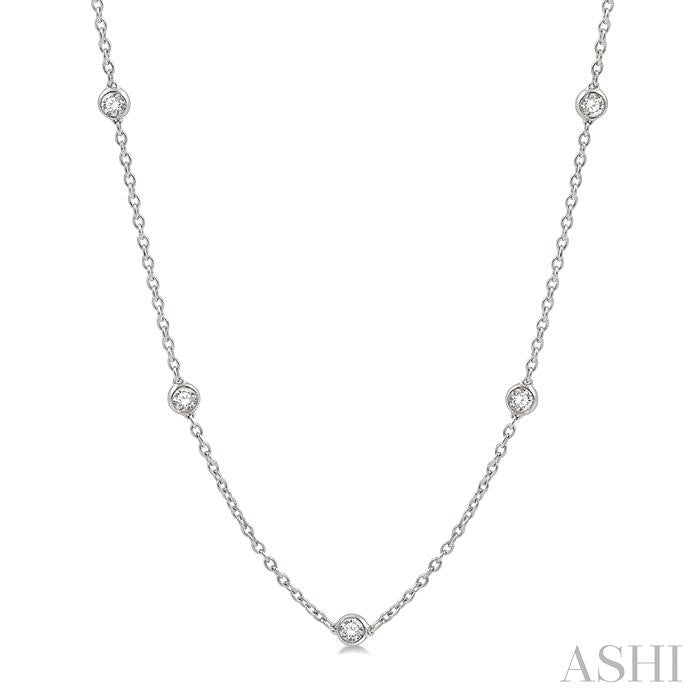 Diamond Station Necklace