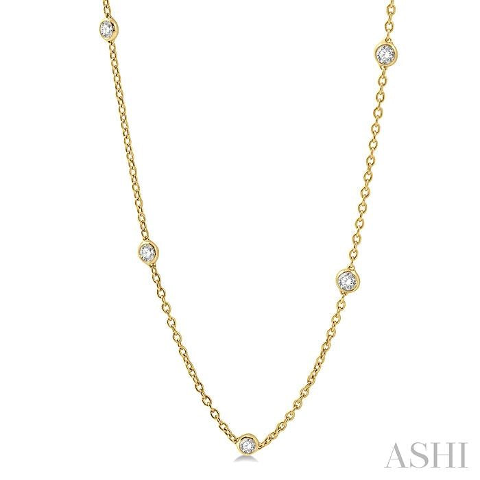 Diamond Station Necklace