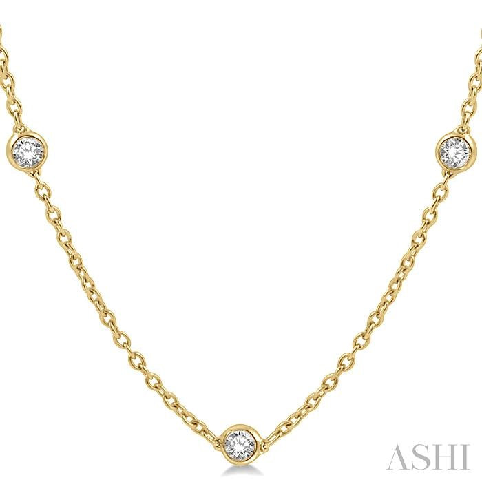 Diamond Station Necklace