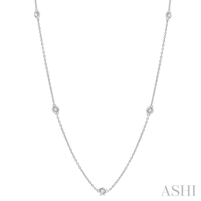 Diamond Station Necklace