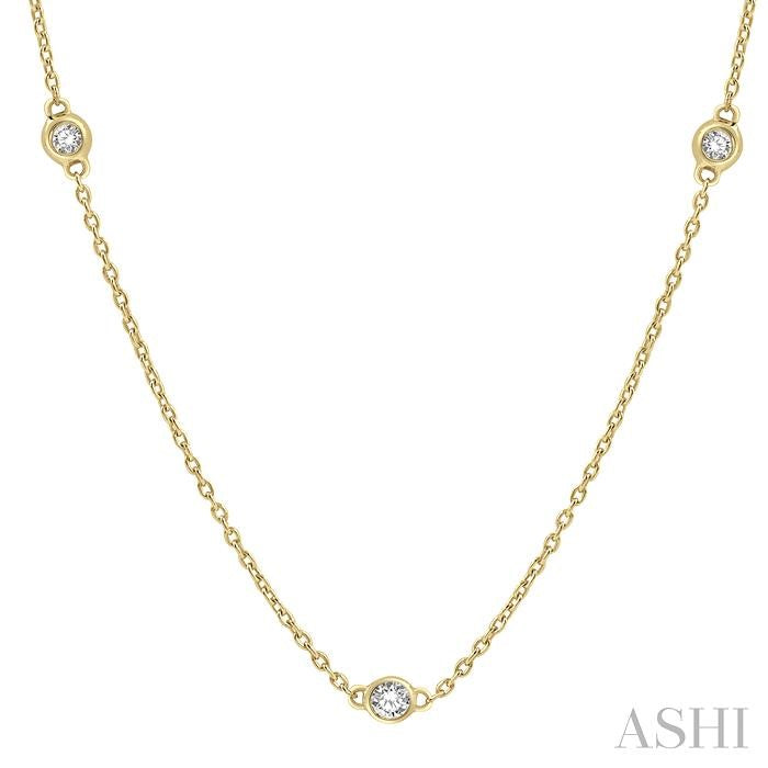 Diamond Station Necklace