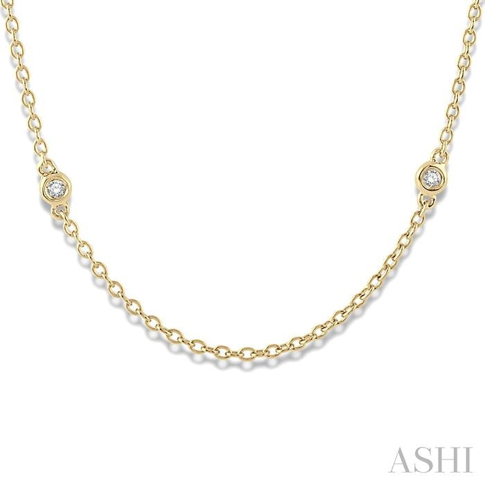 Diamond Station Necklace
