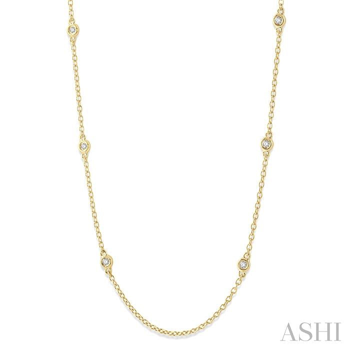 Diamond Station Necklace