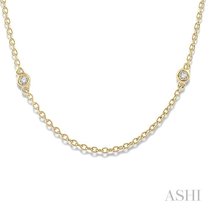 Diamond Station Necklace