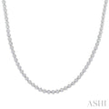 Illusion Diamond Tennis Necklace