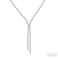 Diamond Tennis Y Necklace