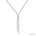 Diamond Tennis Y Necklace
