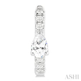 .40CTRDDM PETITE HUGGIE ER WG 14K-G*