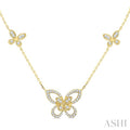 Butterfly Diamond Necklace