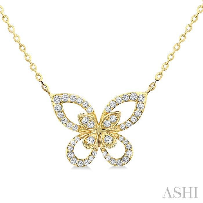 Butterfly Diamond Necklace