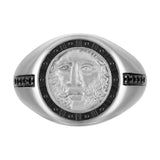 Bulova Sterling Silver 925 Luxury Jewelry Mens Ring
