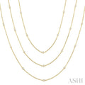 Diamond Station Long Necklace