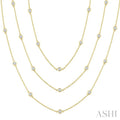 Diamond Station Long Necklace