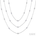 Diamond Station Long Necklace