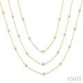 Diamond Station Long Necklace