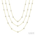 Diamond Station Long Necklace