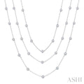 Diamond Station Long Necklace