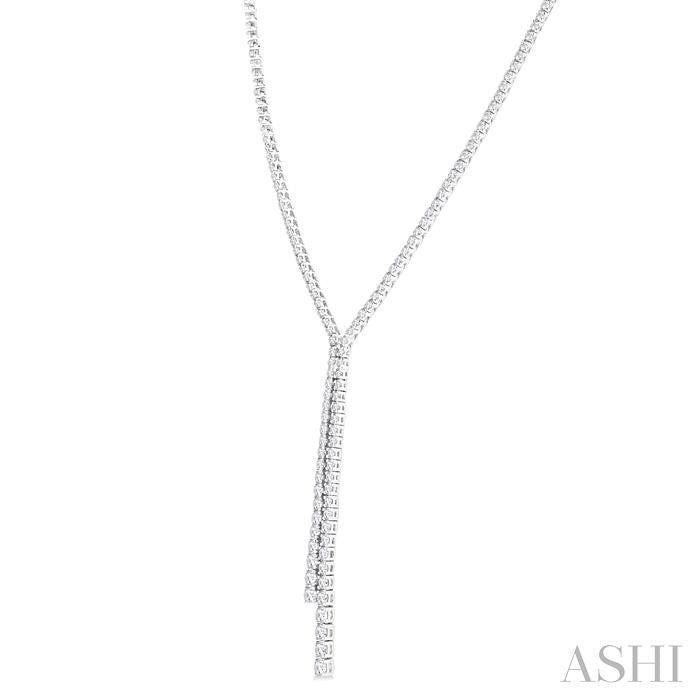 Diamond Y Necklace