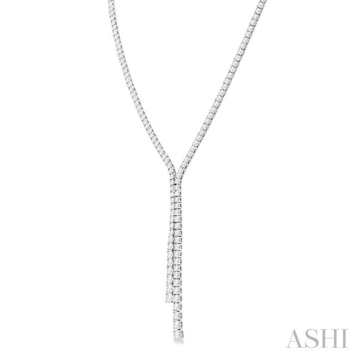 Diamond Y Necklace
