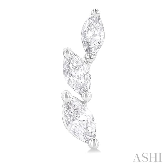 Marquise Shape Diamond Fashion Ear Climbers