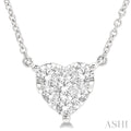 Heart Shape Lovebright Essential Diamond Pendant