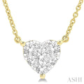 Heart Shape Lovebright Essential Diamond Pendant