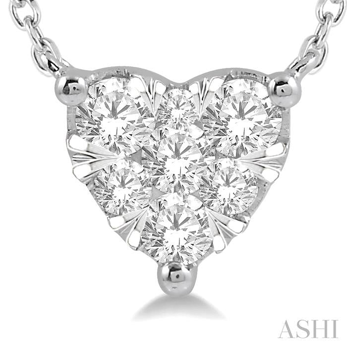 Heart Shape Lovebright Essential Diamond Pendant