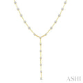 Bar Shape Diamond Fashion Y Necklace