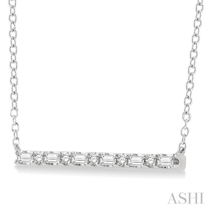 Bar Petite Diamond Fashion Necklace