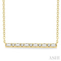 Bar Petite Diamond Fashion Necklace
