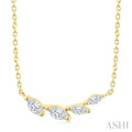 Marquise Shape Diamond Fashion Necklace