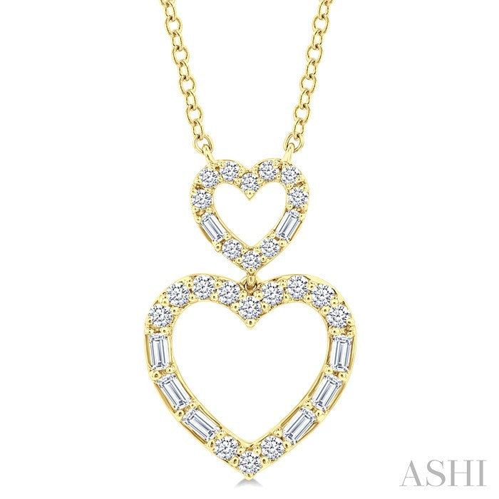 Heart Shape Diamond Pendant