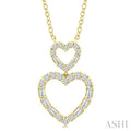 Heart Shape Diamond Pendant