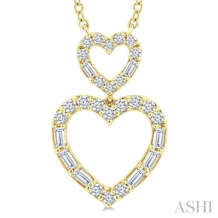 Heart Shape Diamond Pendant