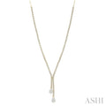 Pear Shape Lovebright Diamond Fashion Y Necklace
