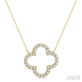 Clover Diamond Pendant