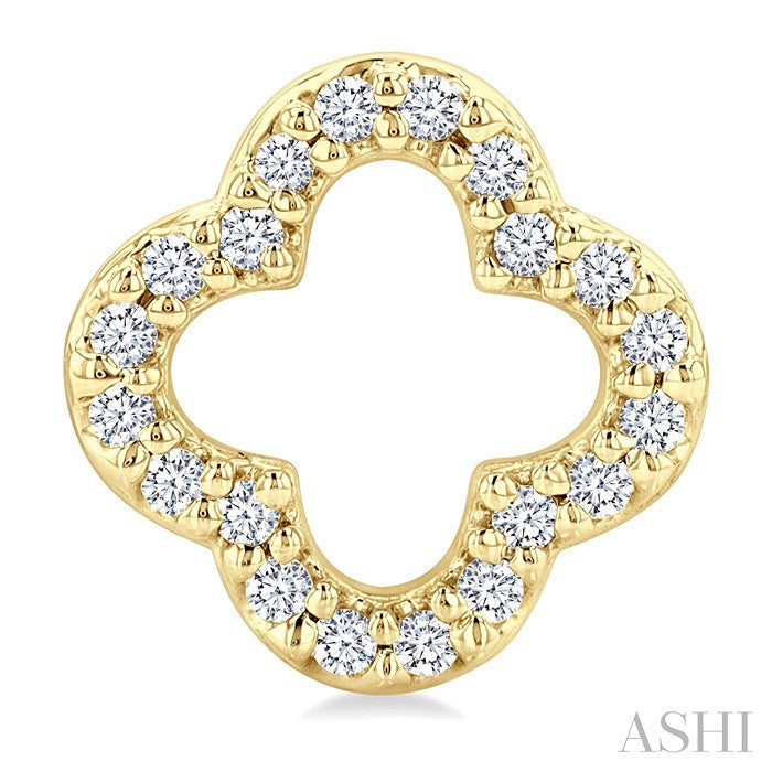 Clover Petite Diamond Fashion Earrings