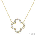 Clover Diamond Pendant