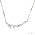 Marquise Shape Diamond Fashion Necklace