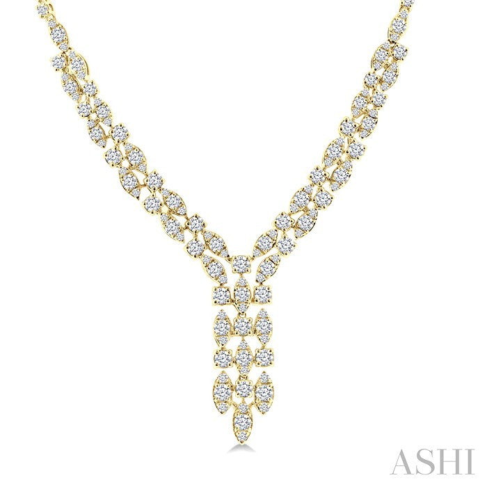 Diamond 'Y' Necklace