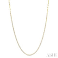 Paperclip Diamond Tennis Necklace