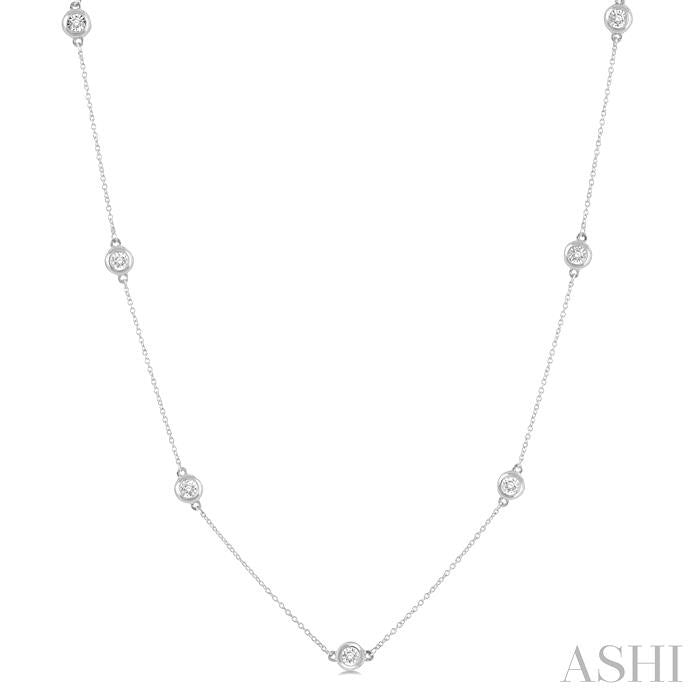Diamond Station Necklace