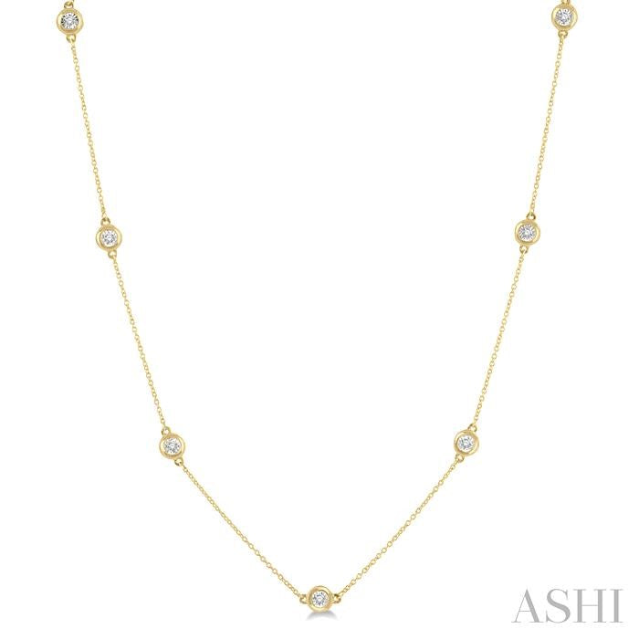 Diamond Station Necklace