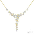 Mixed Shape Scatter Diamond Necklace