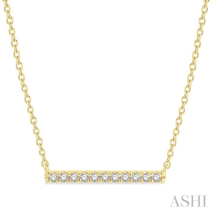 Bar Petite Diamond Fashion Necklace