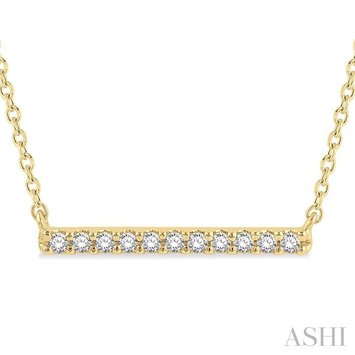 Bar Petite Diamond Fashion Necklace