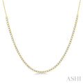 Halfway Diamond Tennis Necklace