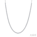 Halfway Diamond Tennis Necklace