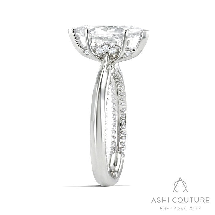 Couture Solitaire Marquise Semi-Mount Engagement Ring