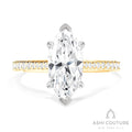Couture Classic Diamond Pave Marquise Semi-Mount Engagement Ring